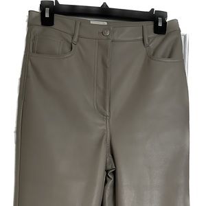 Aritzia Melina Super High Rise Leather Pant